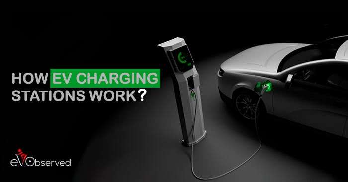How do EV charging stations work