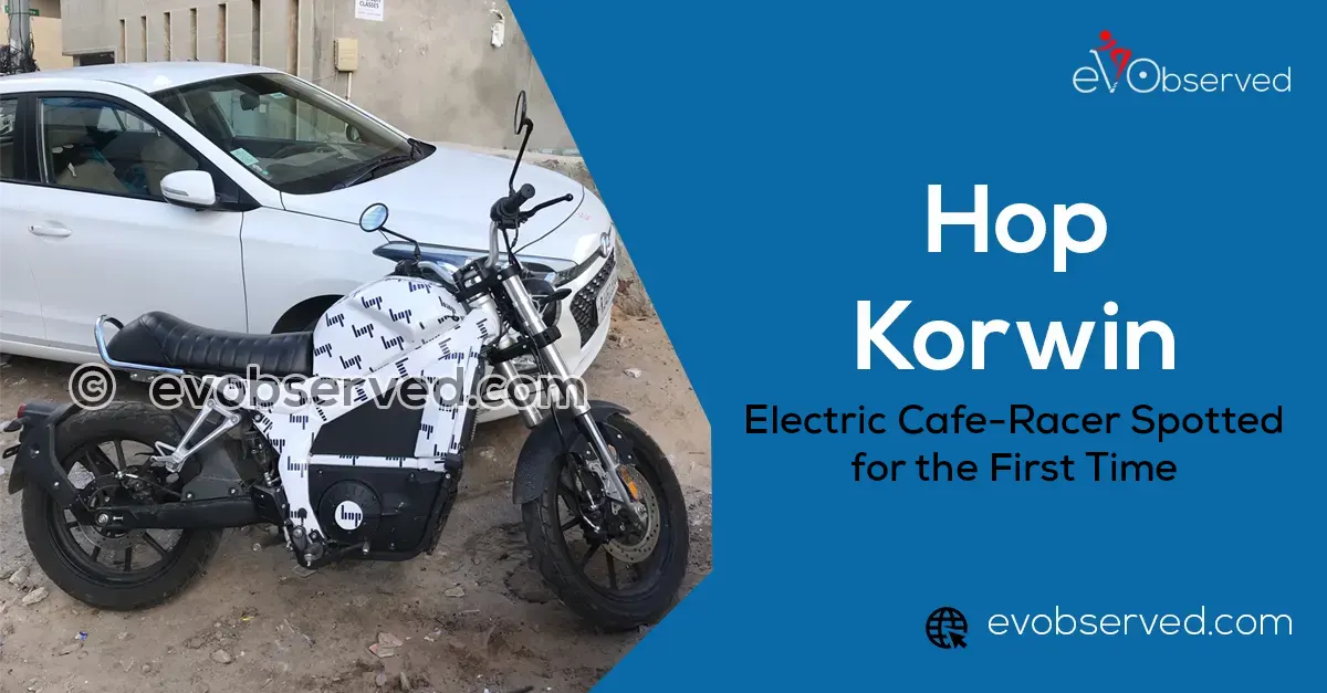 Hop Korwin Electric Cafe Racer Spotted for the First Time